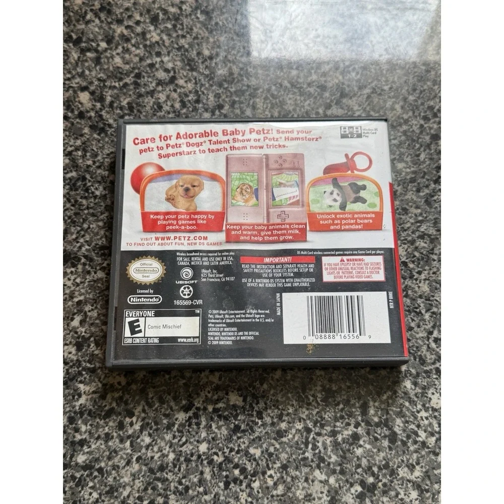 Nintendo DS Game Petz Nursery (Nintendo DS, 2009) With‎ Book